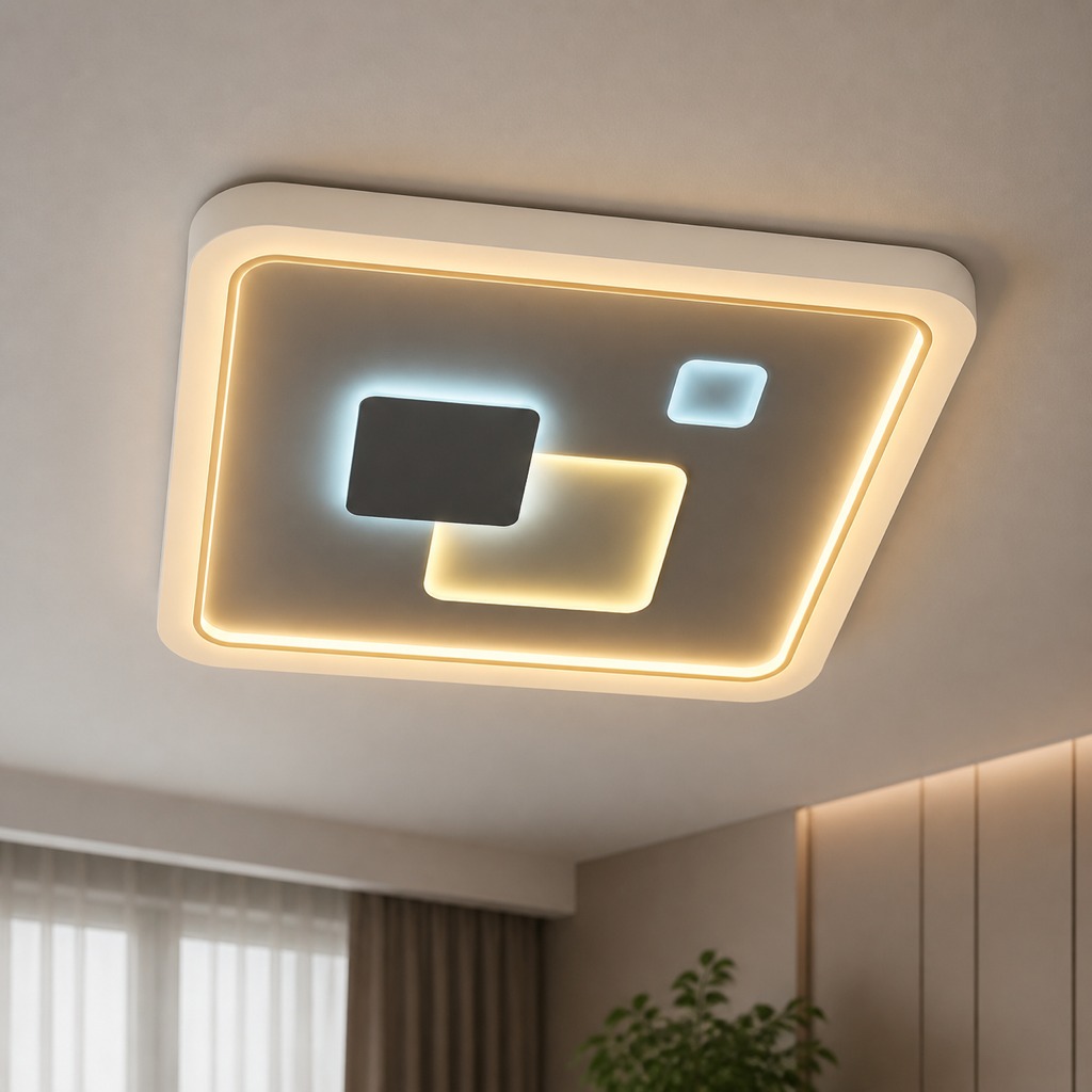 Ceiling lights — ML L C2235-2 SQ 480*480*70 60*2W